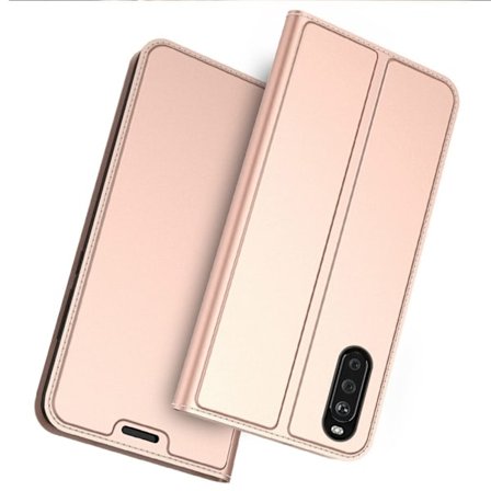 Smidigt och tunt PU-läder Sony Xperia 10 III Lite / Sony Xperia 10 III fodral - Rosa