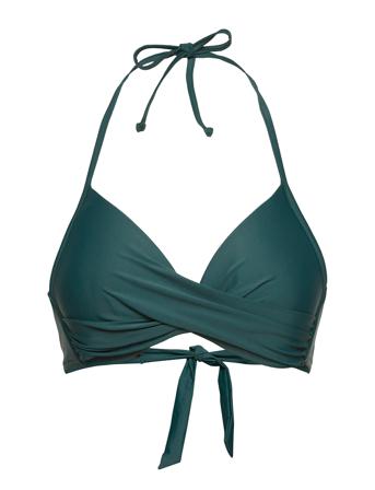 Aaliyah Top Swimwear Bikinis Bikini Tops Triangle Bikinitops Blå Missya