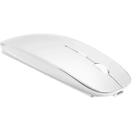 【PP】Trådløs Bluetooth-mus Kompatibel med Macbook Pro/macbook Air/ipad/laptop/imac/pc - ya white