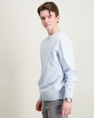 Tommy Hilfiger CREW NECK SWEATER LS Blå Tröjor Kille - Kids Brand Store