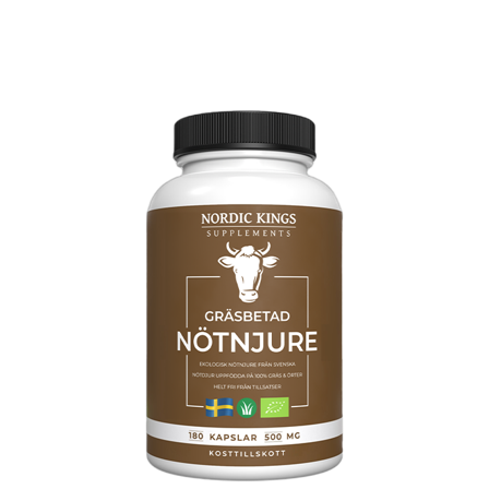 Nordic Kings Gräsbetad Nötnjure EKO 180 kapslar