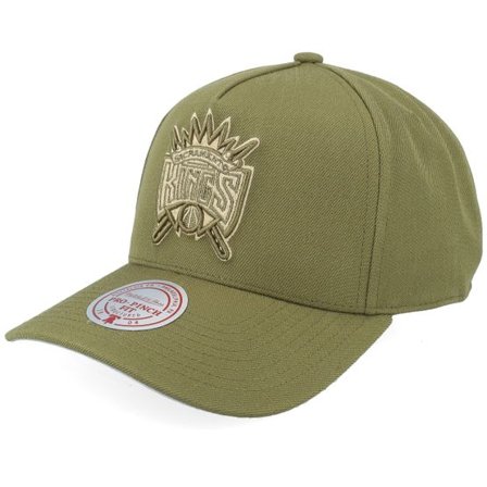 Mitchell & Ness - NBA Grön adjustable Keps - Sacramento Kings Fashion Pro Hwc Olive A-frame Adjustable @ Hatstore