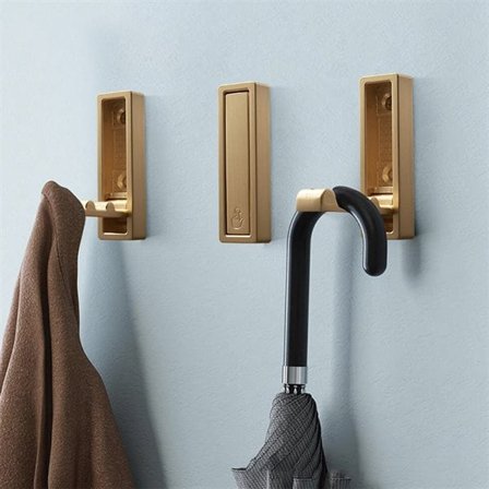 Fällbar Väggkrok - Guld