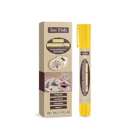 Brännande Pyrografpenna, Träunderlägg Skärbräda Handgjord DIY Konst Ritning Design Brännande Pyrografpenna