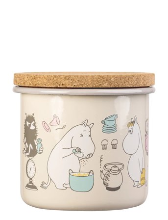 Muurla | Moomin Enamel Jar 1.3L Bon Appétit | 1.3 l