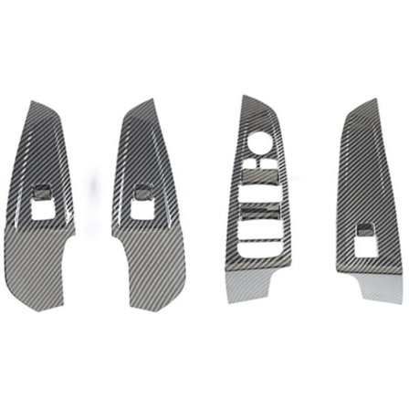 Ikkunannostimen kytkimen painikkeen kansikoristelista tarvikkeet kuitu - 3-sarjaan G20 G28 2019-2021