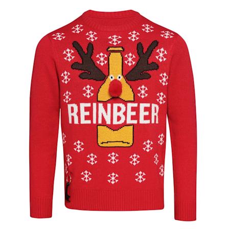 Julhandel Unisex Vuxen Reinbeer Jultröja XS Röd Red XS