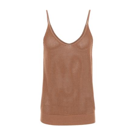 Maicazz Zyrane Su22.60.203 top , Beige , Dames , Maat: S