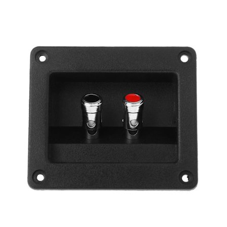 Anslutningskoppskopplingsdelar 92x79 mm för Expressisolerade bindningsstolpar Guld Bananauttag Infälld Subwoofer Högtalare Bo