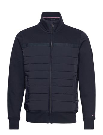 Mix Media Tape Zip Through Ohut Takki Tummansiniset Tommy Hilfiger