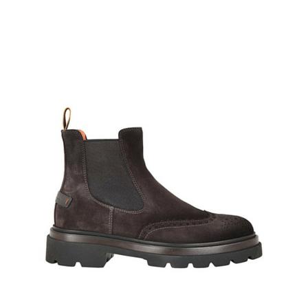 Santoni Ankle Laarzen , Grijs , Heren , Maat: 40 EU Laarzen