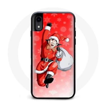 Coque - Maniacase - Iphone XS - Anime Son Goku - Silikon - Svart