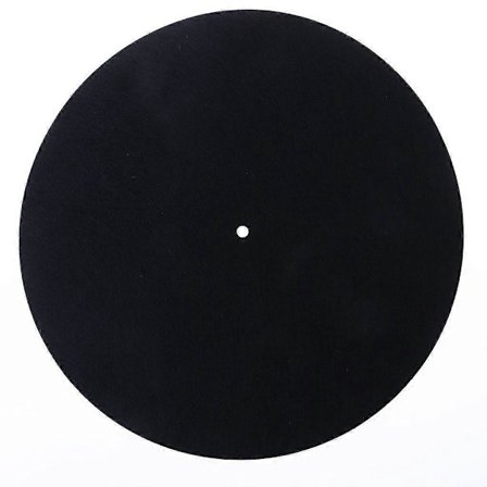 Filt Skivtallriksmatta för LP Vinyl Skivspelare 7mm Hål Diameter Matta