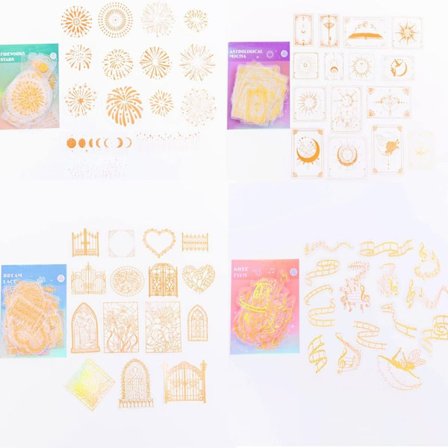 Folie Stickers Holografiske Stickers Resin Stickers