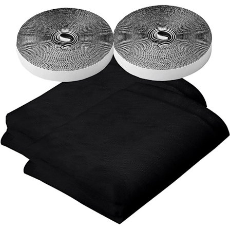 Vindue Myggenet 2 Pakker 150x200cm Myggenet Til Vindue Justerbar Klæbende Insektnet, Insekt Myggenet Vindue Myggenet Aftagelig