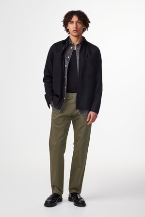 NN07 Theo Chino male Green Organic Cotton