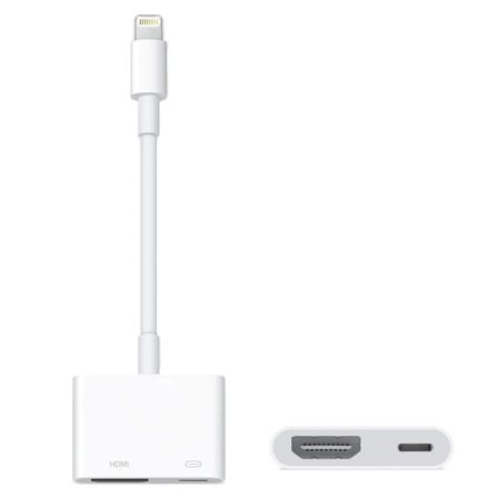 Lightning til Digital AV-adapter (Lightning til HDMI) Hvit