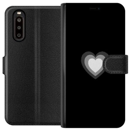 Yhteensopiva Lompakkokotelo Sony Sony Xperia 10 II Soft Glow Heart