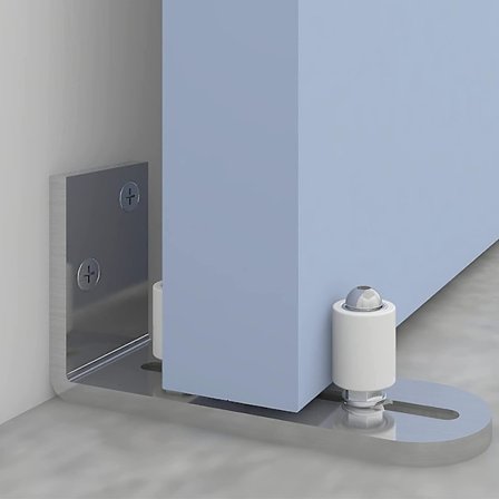 Justerbar Gulvguide Vegg / Dør Nedre Guide For Skyvedør I Rustfritt Stål