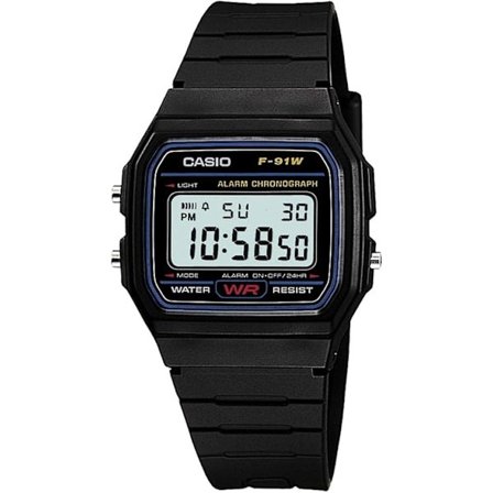 Standard digitalt ur med LED-lys