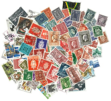 Norge - 100 frimærker