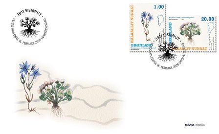 Grønland - Grønlandske planter - Førstedagskuvert