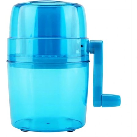 Manuel isknuser, 1,1L hånddrevet ismølle hakker bærbar ismaskine til køkken udendørs laver sne-kegler