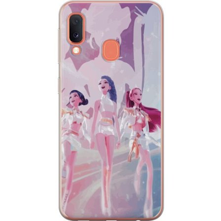 Yhteensopiva Puhelinkuori Samsung Galaxy A20e K-Pop Demon Hunters hopeinen kolmikko idol anime kpop futuristinen lavastussuunnittelu