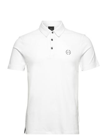 Polo Polos Short-sleeved Hvit Armani Exchange