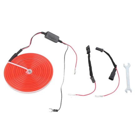 Etutavaratilan LED-kehysvalonauhasarjat, korvaava tuote Tesla Model 3 Y 2021 ja uudempiin, punainen