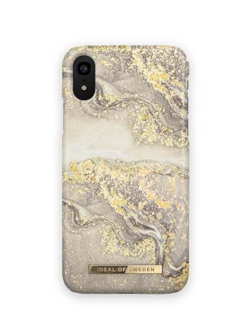 Fashion Case iPhone XR Sparkle Greige Marble