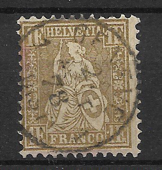 Schweiz 1862 - AFA 41 - Stemplet