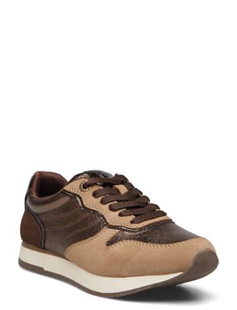 Women Lace-Up Lave Sneakers Beige Tamaris*Betinget Tilbud