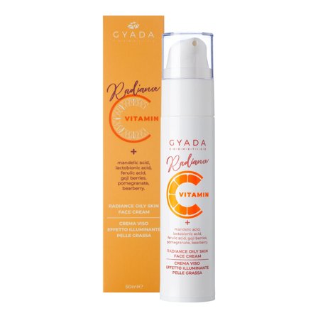 Gyada Cosmetics Radiance Vitamin C Radiance Oily Skin Face Cream 50ml - Tratt.viso 24 ore illuminante