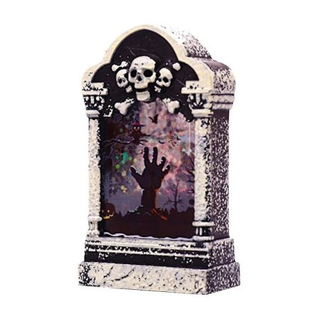 Halloween Dekoration Gravsten Lampa Liten Present Spökhus Natt