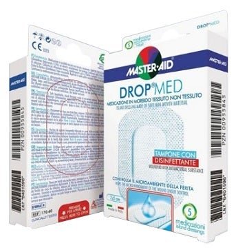 Master-Aid Medicazione Adesiva Drop Med 15x17cm 3 Pezzi