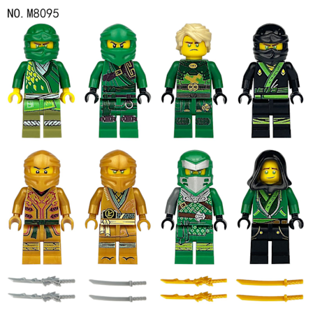 Ninja 1613 Building Block Minifiguuri Pieni Partikkeli Oma vs. Python Gift Toy Puppeteer World Figurine
