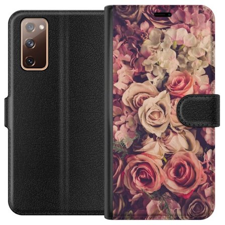 Yhteensopiva Lompakkokotelo Samsung Galaxy S20 FE Kukat