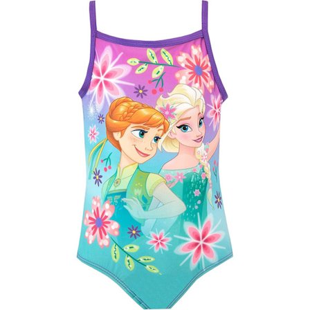 Girls Frozen Badetøj Prinsesse Anna og Elsa Swimsui