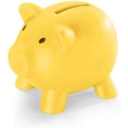 Spargris med mjuk kropp och ljusa färger. Spargris för barn