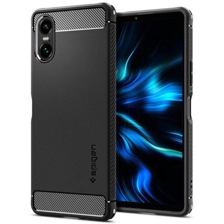 Spigen Rugged Armor-deksel til Sony Xperia 10 VI - matt svart