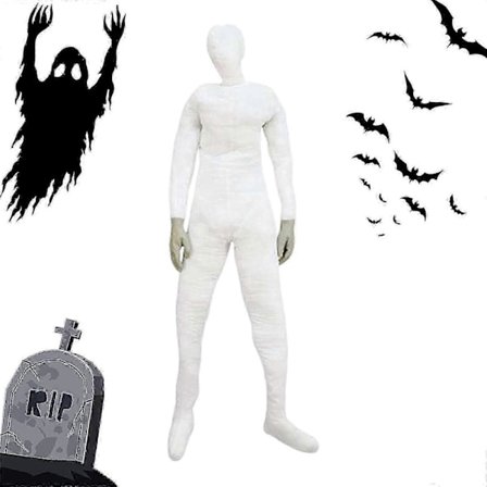 Blød, bøjelig mannequin i naturlig størrelse, DIY Halloween-dekorationer Cosplay Prop1