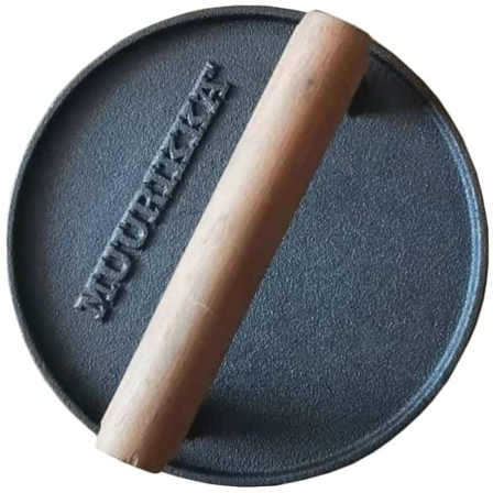 Muurikka Rund Gjutjärn Grillpress