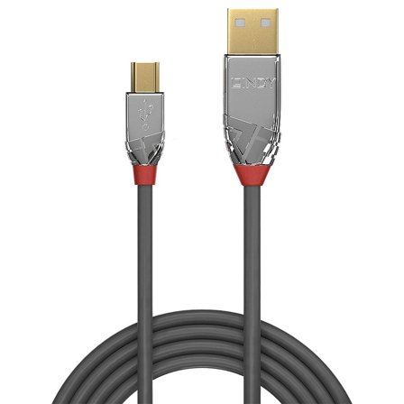 Lindy CROMO - USB-kabel - USB til mini-USB type B - 50 cm
