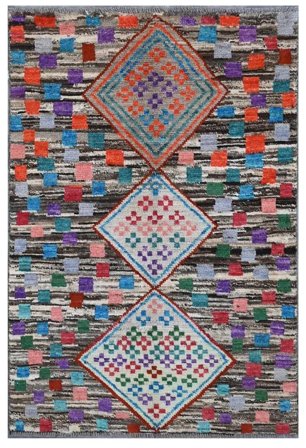 Small Moroccan Berber - Afghanistan 90X135 Wool, Rug