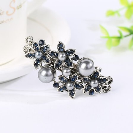 Rhinestones Flower Hårspænder Perle Flower Hårnåle 6 6