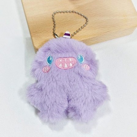 4 Stk Nøkkelring Telefon Nøkkelbånd LILLA