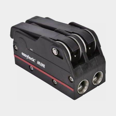 Rope Clutch Easylock Mini, double, for Ø6 - 10 mm line, black