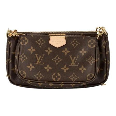 Louis Vuitton Vintage, Pre-owned Canvas louis-vuitton-bags Bruin, Dames, Maat:ONE Size