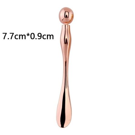 Metall Ansikte massage Stick Anti rynk ögon kräm applikator mask mixning spatlar scoop ögon massage